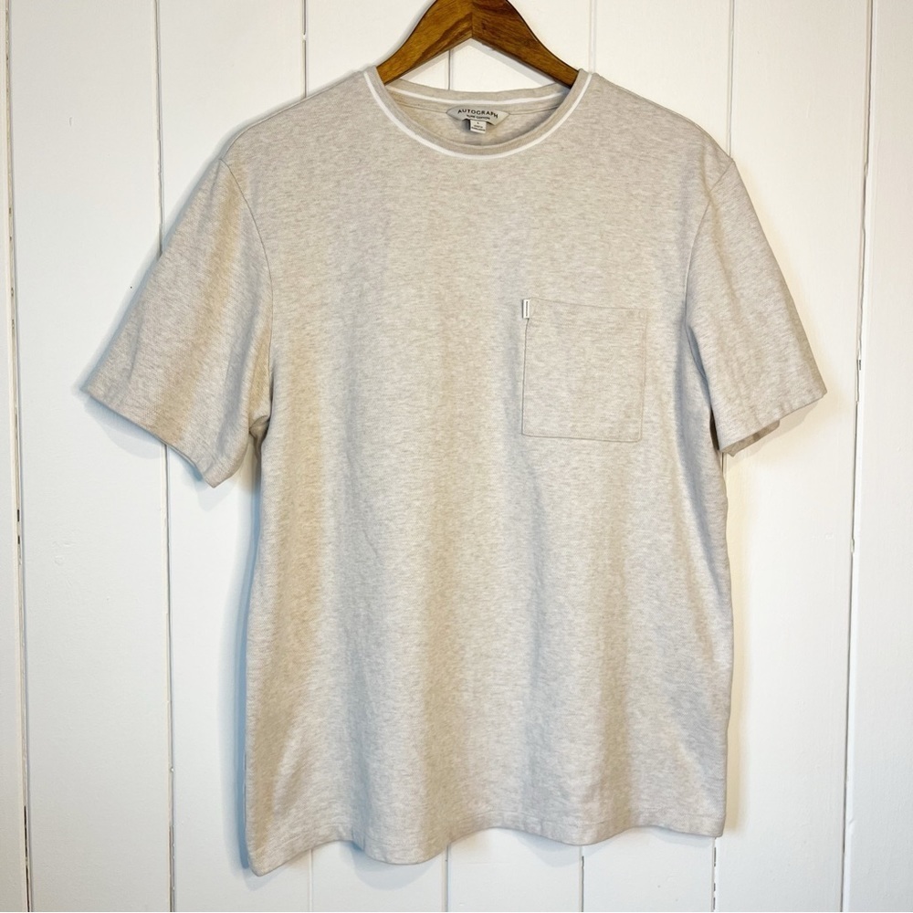 Autograph Beige 100% Pure Cotton T-Shirt. Size Large.